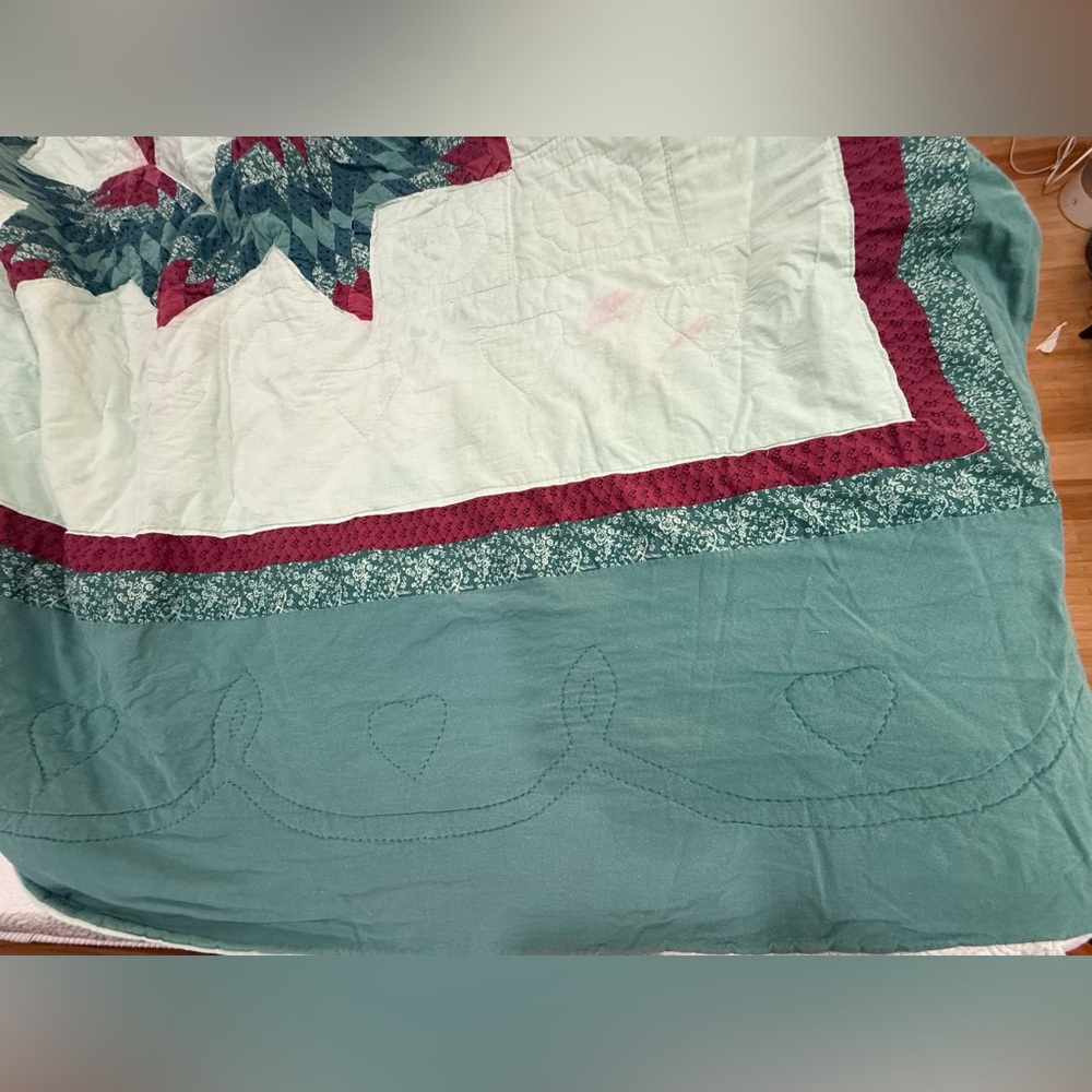 Vintage Broken Star Quilt – Project / Repurpose Piece - Picture 6 of 16